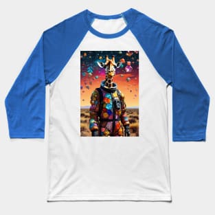 Space Giraffe Baseball T-Shirt